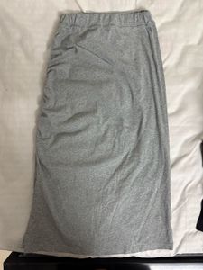 Grey Midi Skirt