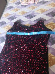 Sparkling Red Sequin girls dress