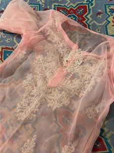 Beautiful Embroidered Pink Kurta