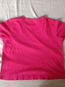 Bright Pink Graphic T-Shirt