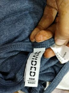 H&amp;M Blue Single Strap Short Jumpsuits (Women)