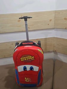 Kids Lightning McQueen Rolling Suitcase