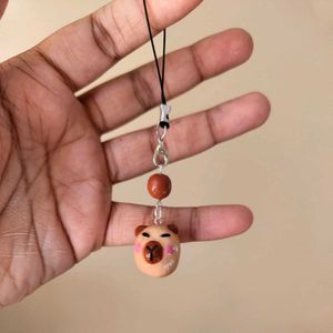 Cute Capybara Bead Charm 🤎