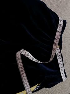 URBANIC Navy Blue Velvet Nightsuit