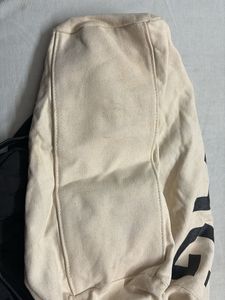 Canvas Tote Bag with Bold Print