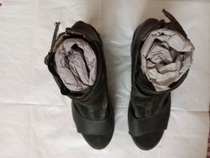SSS Block Heels Black