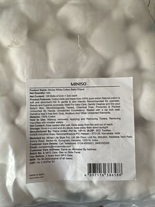 Miniso White Cotton Balls