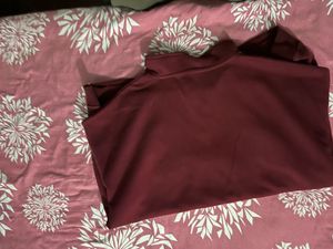Maroon Quarter Zip Sweatshirt
