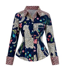 Silky Leopard Print Pajama tops🐆🌺✨️