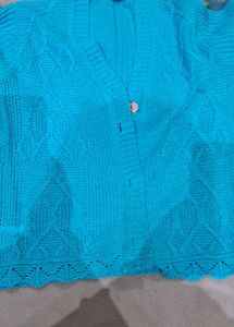 Stylish Blue Cardigan