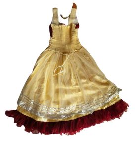 Girls Party Wear Designer Gown – Cream &amp; Marrun