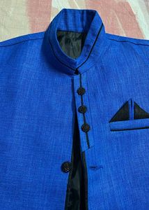 Royal Blue Nehru Jacket