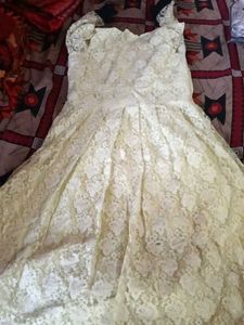 Elegant Lace Ethnic Gown
