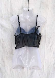 I. Sheer Floral Embroidered Bralette