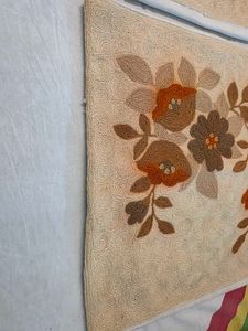 Vintage Floral Embroidered Kashmiri Cushion Covers