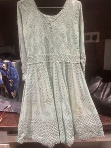 light blue lehanga and choli