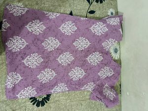 Stylish Purple Printed Tunic Kurta