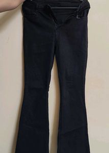 Black Flare Jeans