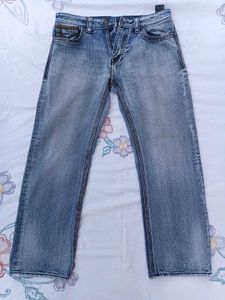 Men's Light Wash Denim Jeans