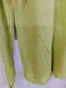 Lime Green Long Sleeve Top
