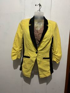 Yellow &amp; Black Blazer