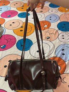 Stylish Dark Brown Handbag