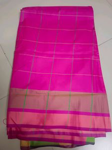 Pink Soft Silk Saree