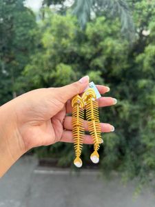 Unique Fish Bone Earrings