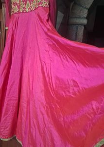 Beautiful Pink Ethnic Gown