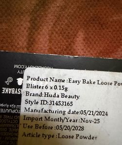 Huda Beauty Easy Bake Loose Powder Palette
