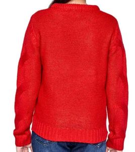 H&amp;M kids red knit little glittery top