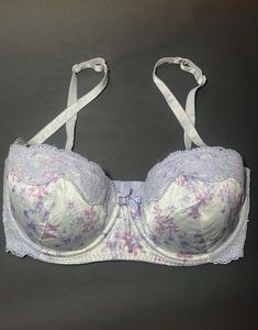 Floral Print Underwire Bra