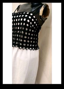 Black And White Dress For Girls Bust 36/ Length 38