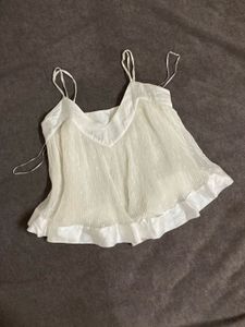 ZARA White Cami Top