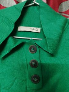 Green Collared Polo T-Shirt