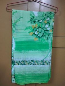 Brand New Bombay Dyeing Polyester Saree 💚🍏