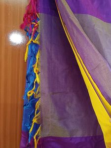 Multicolored Silk Saree