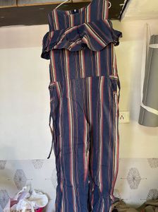 Striped Ruffle Dress