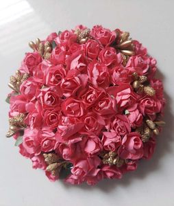flower hair buns