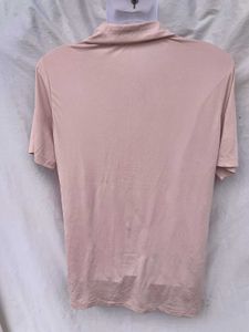 Pink Short Sleeve Polo Shirt