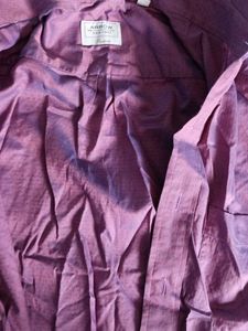 Arrow Men's Burgundy Polka Dot Shirt
