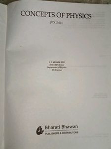 Concepts of Physics Vol 1 by H C Verma for JEE AND