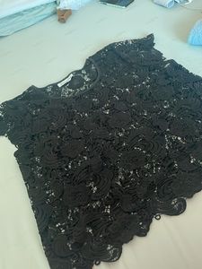 Elegant Black Lace Top