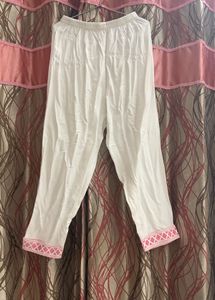 Elegant Pink Kurta Set with White Dupatta