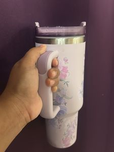 Floral Insulated Tumbler with Handle (>1 Litre)