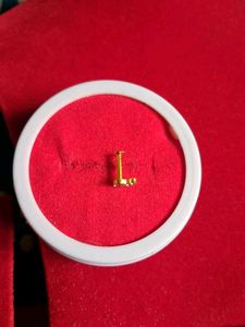 Elegant Gold &amp; Diamond Nose Pin