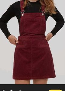 Velvet Overall Dress