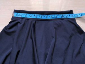 Blue A-Line Mini Skirt