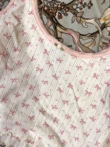 Cute Coquette Bow Pajama Set