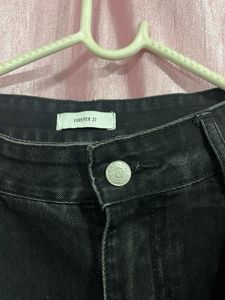 Forever 21 Black Leg Denim Jeans